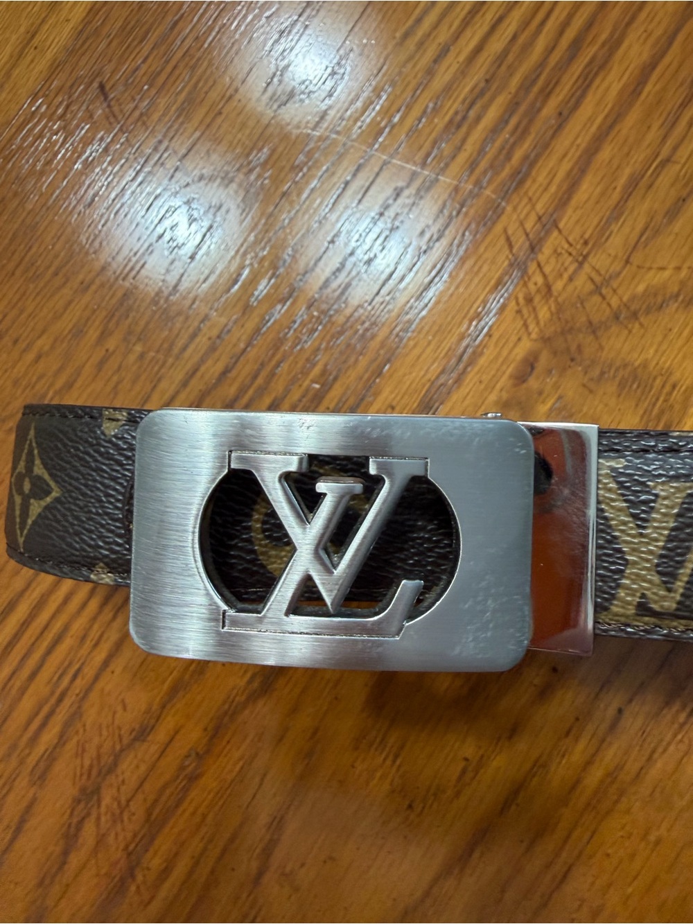 Designer Belt sz 48. To the first hole 42 unisex - Picture 6 of 11